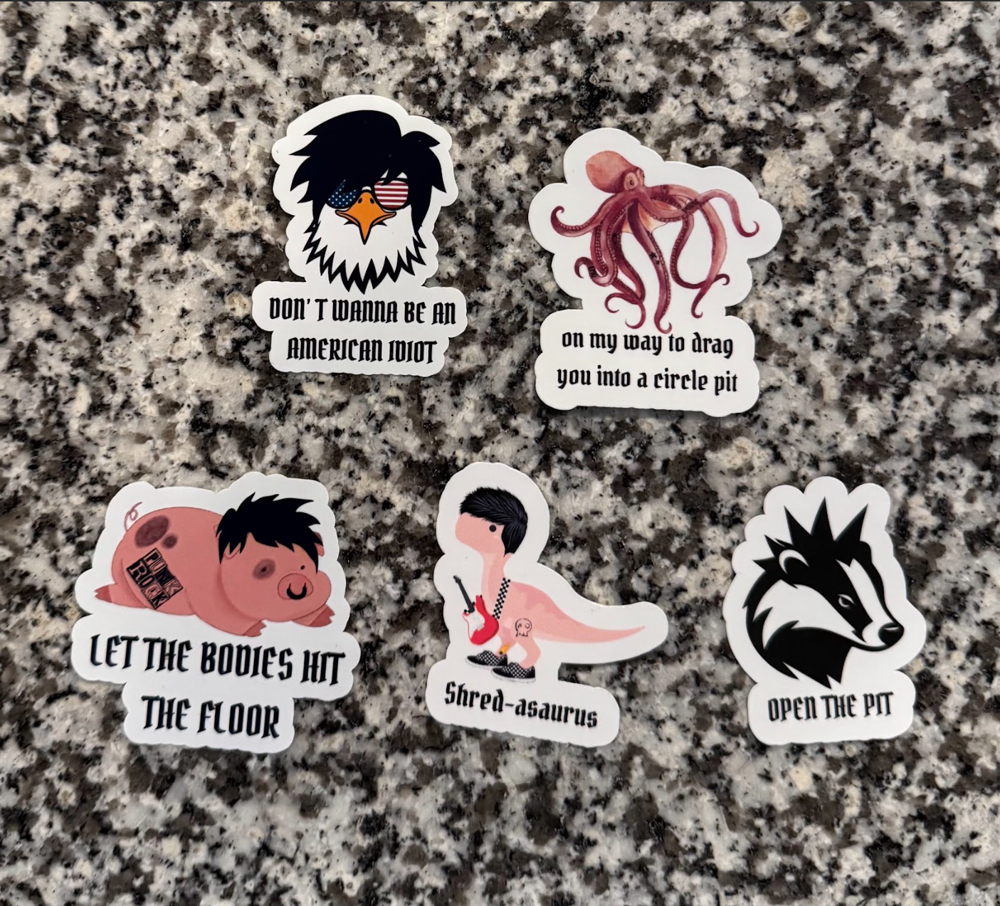 Emo Animal Farm Sticker Pack