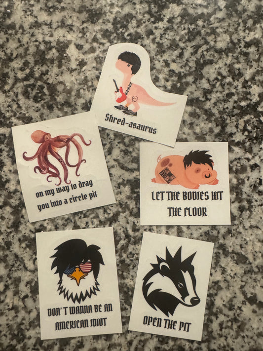 Emo Animal Farm Sticker Pack