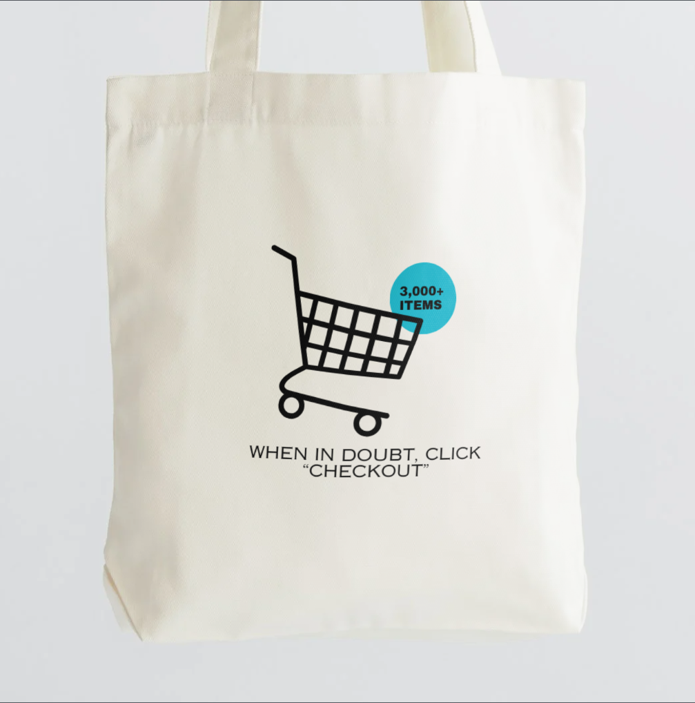 Click Checkout Canvas Bag