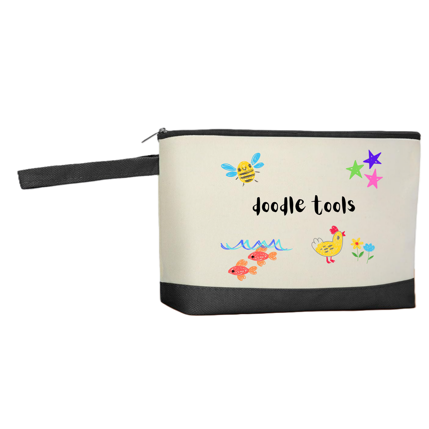 Doodle Tools Canvas Purse