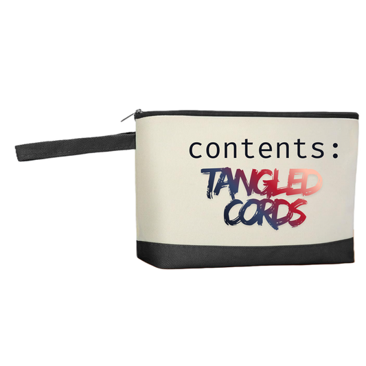 Tangled Cords Canvas Purse