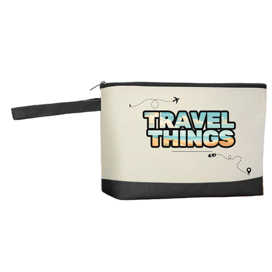 Travel Things Canvas Purse